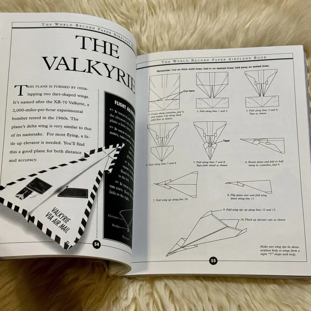 The World Record Paper Airplane Book by Jeff Lammers and Ken Blackburn (1994,...